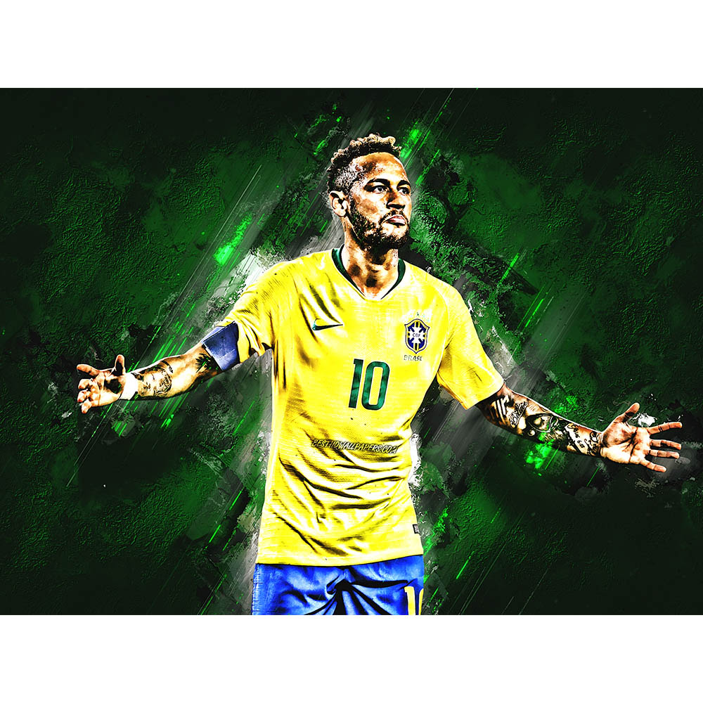 ネイマール かっこいい サッカー ブラジル代表 アートパネル