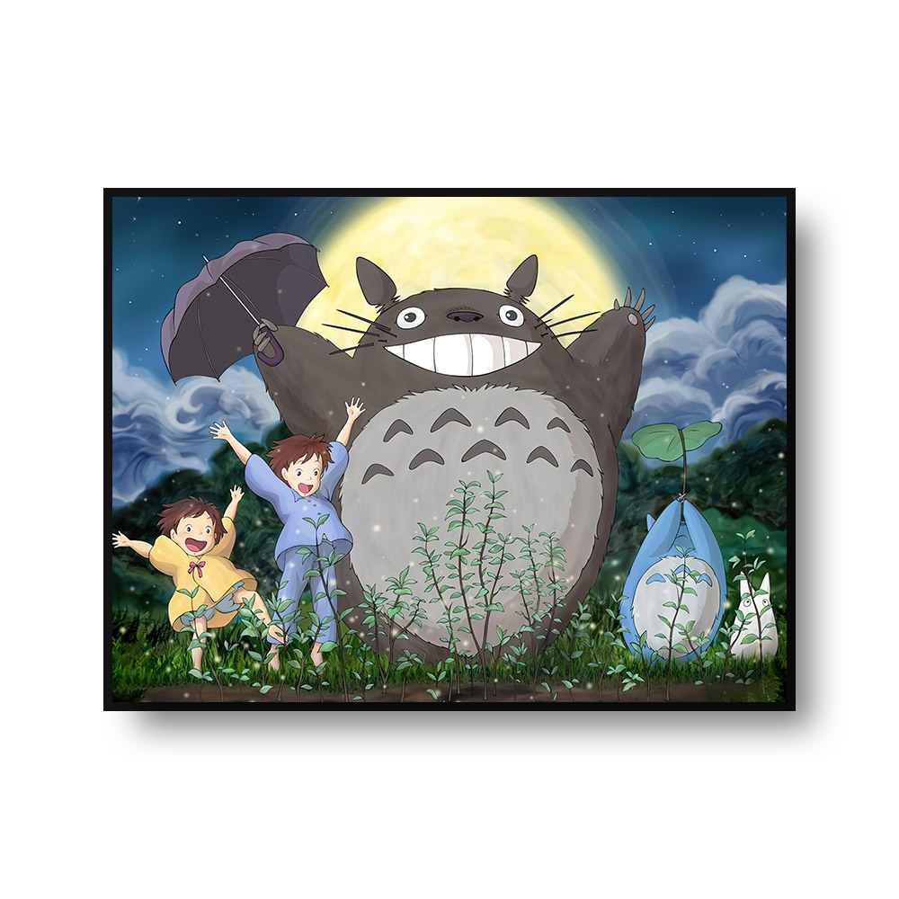 映画 トトロ 壁面飾り アートパネル-3