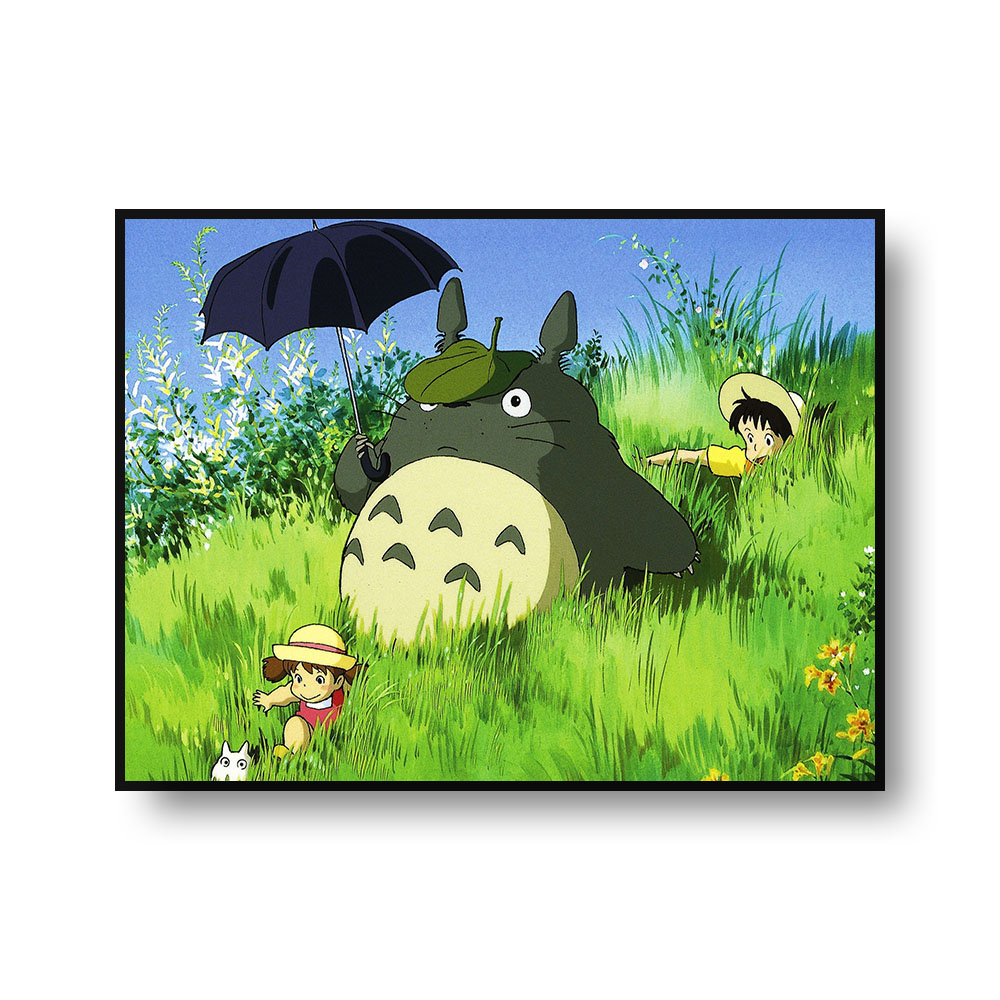 トトロ アートパネル 壁飾り 枠 おしゃれ-3