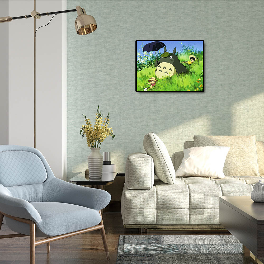 トトロ アートパネル 壁飾り 枠 おしゃれ-6