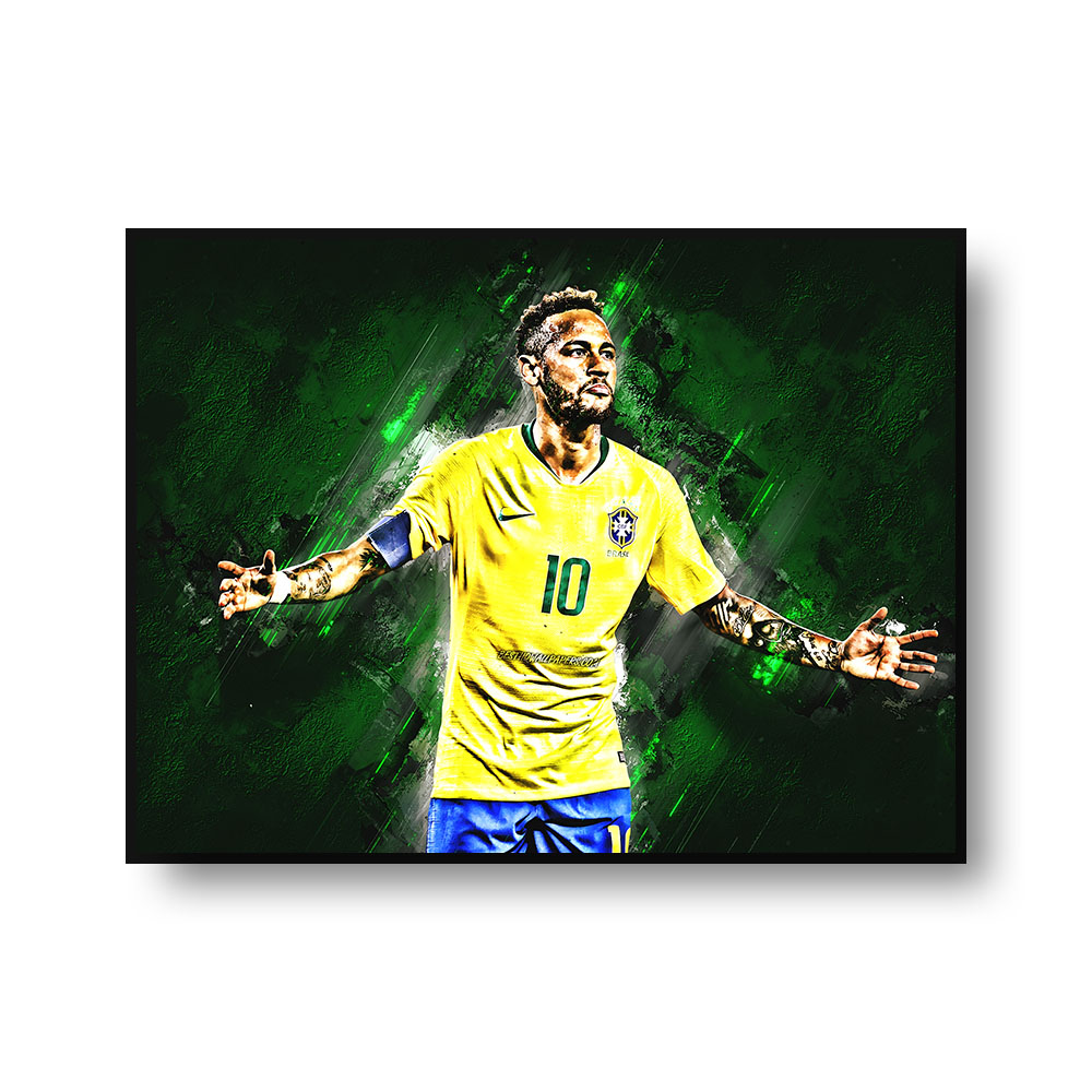 ネイマール かっこいい サッカー ブラジル代表 アートパネル-3