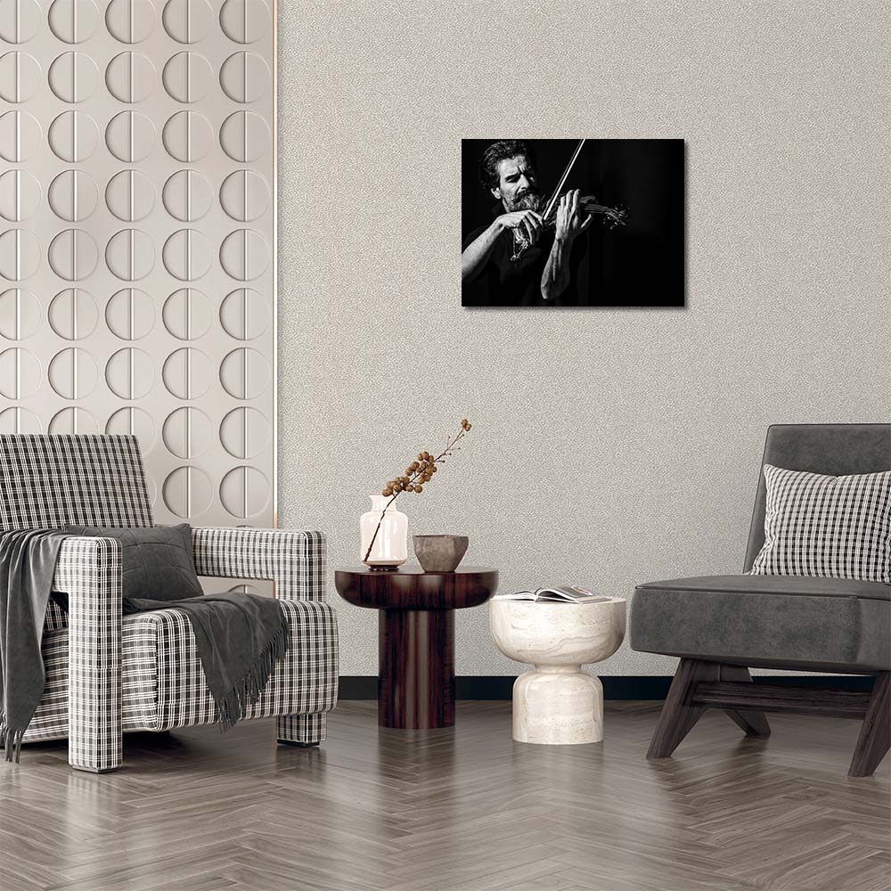 バイオリニスト 男 音楽家 アートパネル フィドラー 自画像 壁面飾り-4