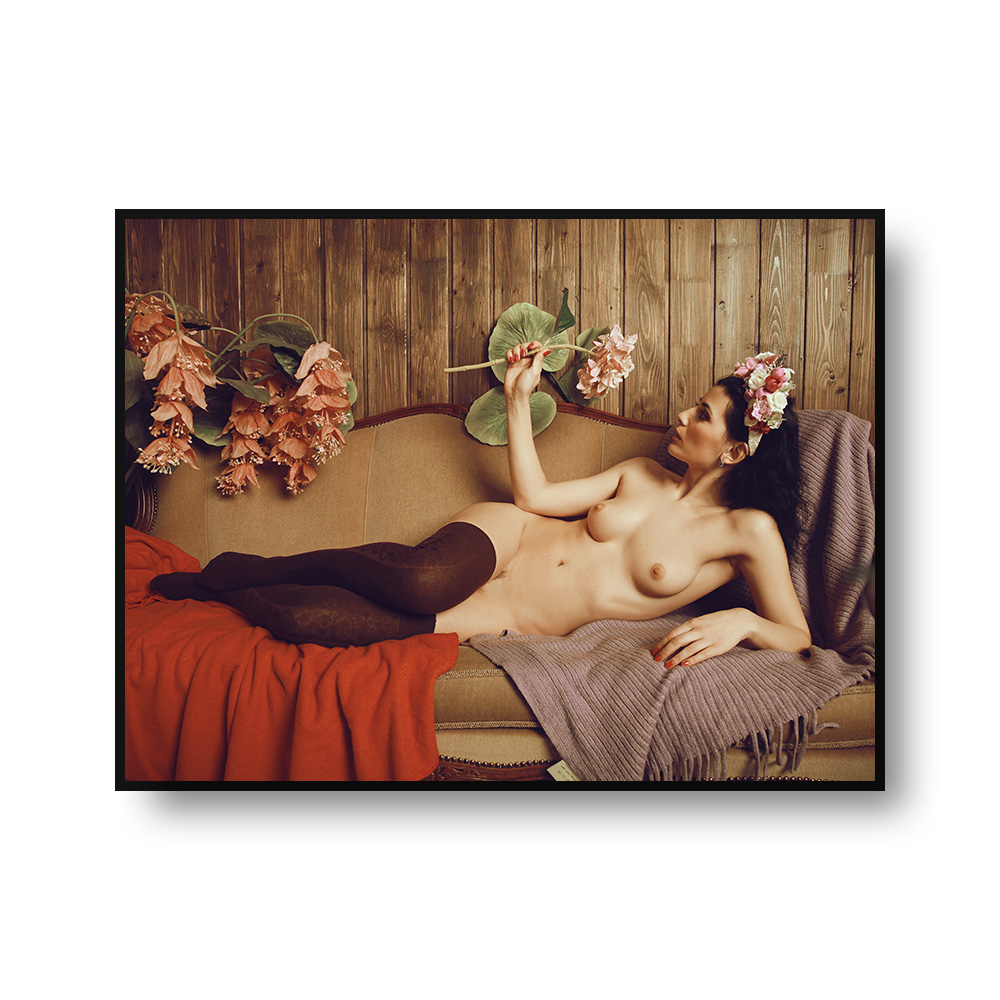 裸 女の子 アートパネル 大人 モデル 誘惑 ヌード 壁掛け-3